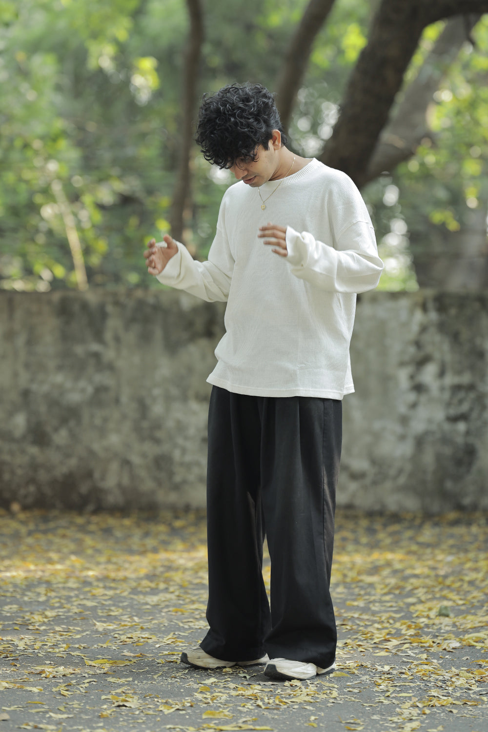 Waffle Off-White Boxy